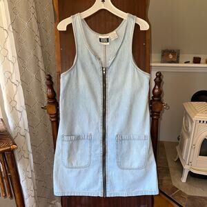 Vintage Bill Blass Women's Blue Denim Dress size 12